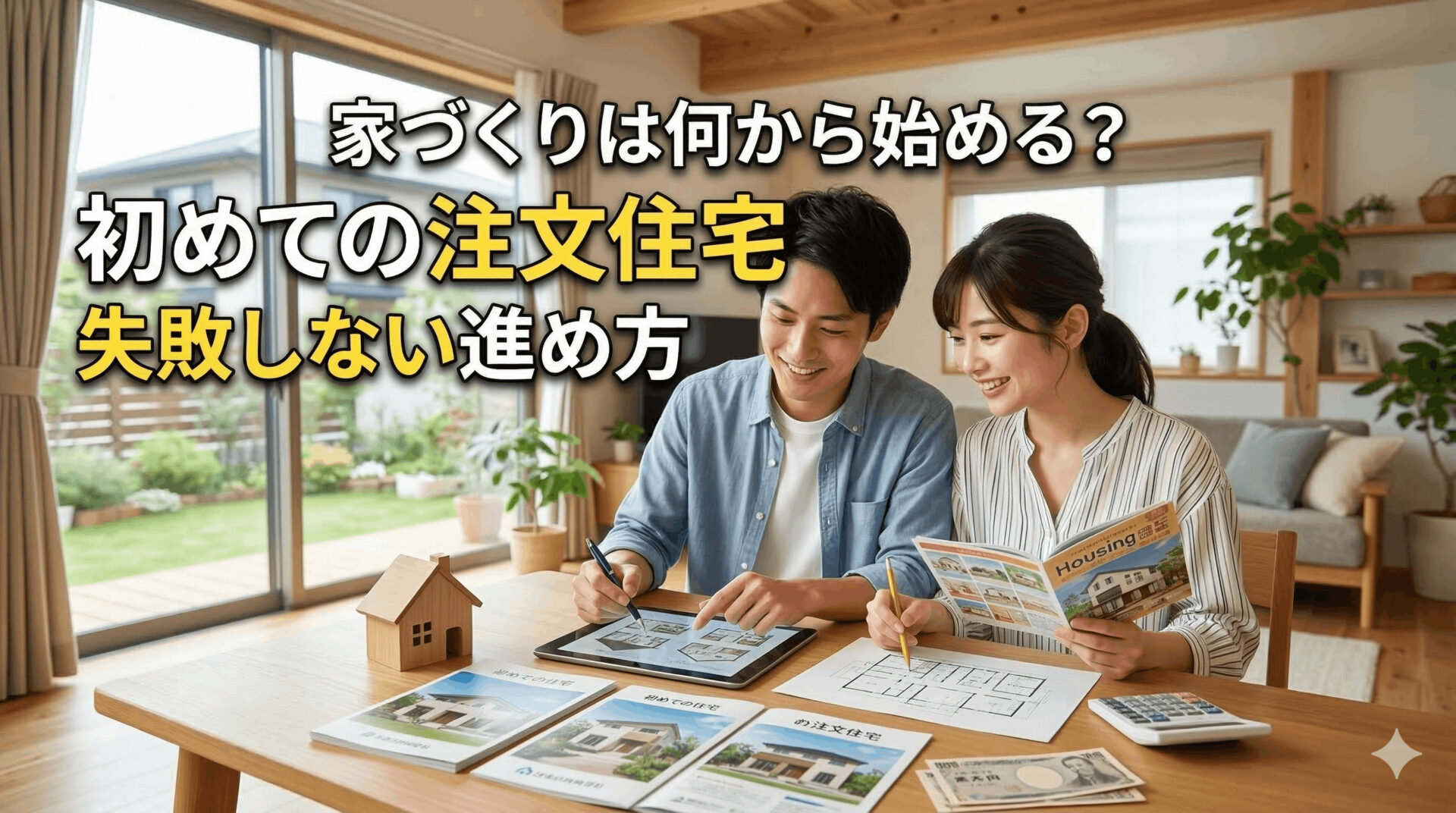 家づくりは何から始める？初めての注文住宅で失敗しない進め方