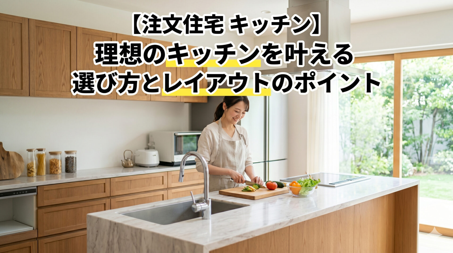 【注文住宅 キッチン】理想のキッチンを叶える選び方とレイアウトのポイント